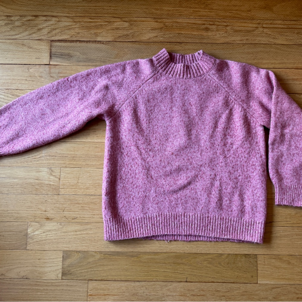 Zara Pink Turtleneck Sweater